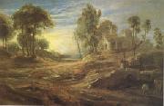 Landscape with a Watering Place (mk05) Peter Paul Rubens